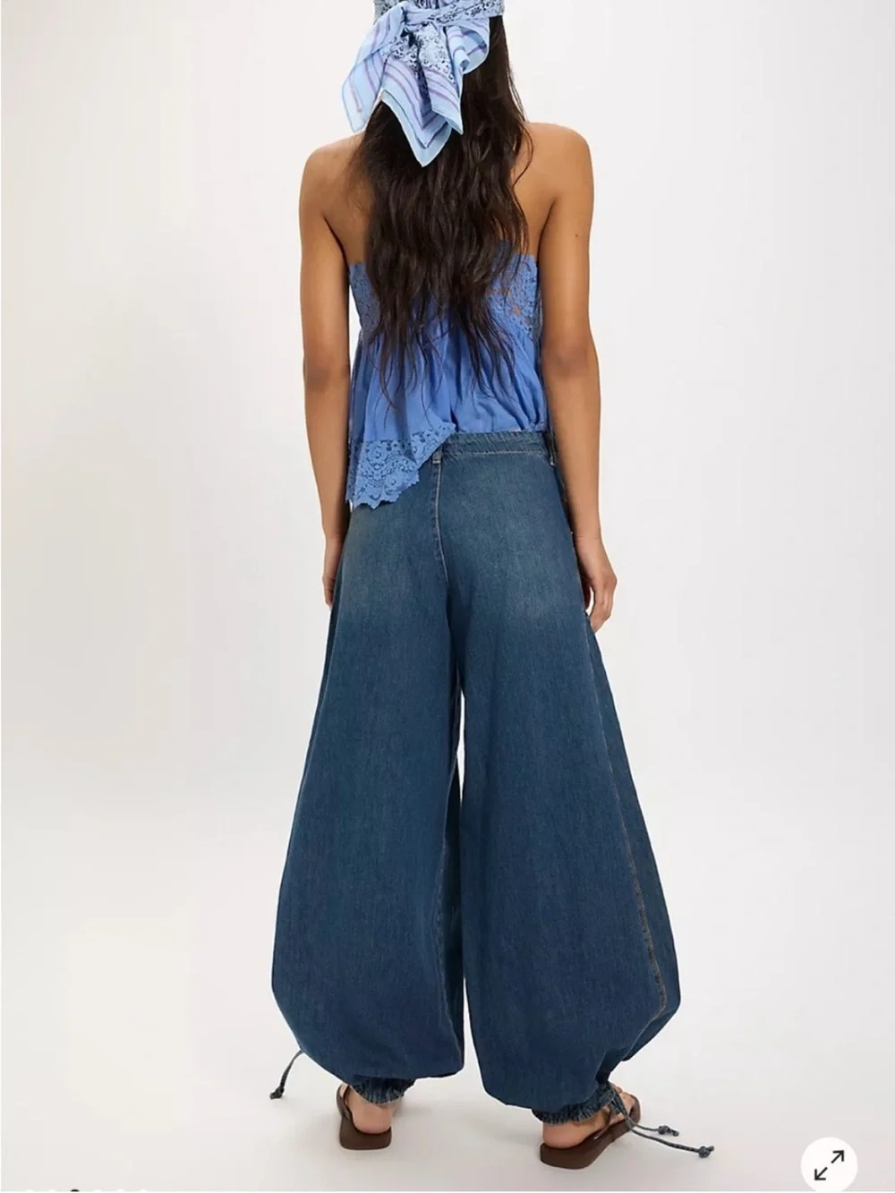 We The Free Free People Lotus Jeans Dark Blue size 26 - Picture 2 of 13